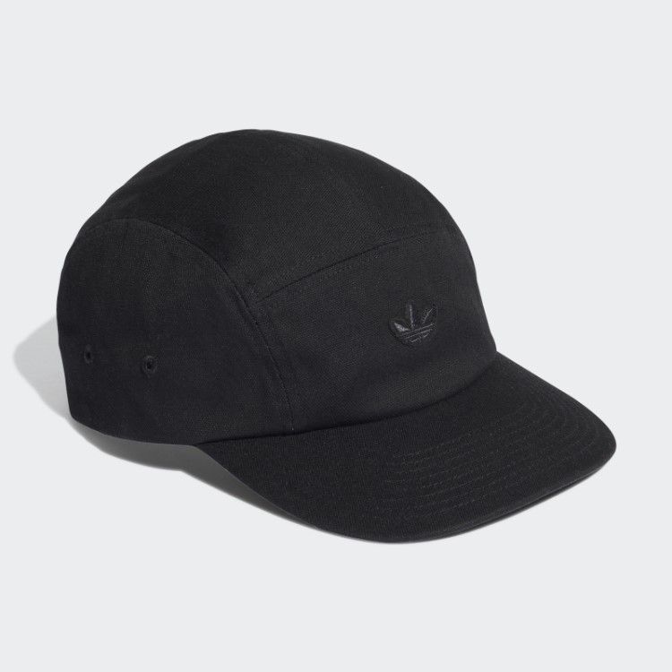 Boné Preto Adicolor Com Cinco Painéis Adidas