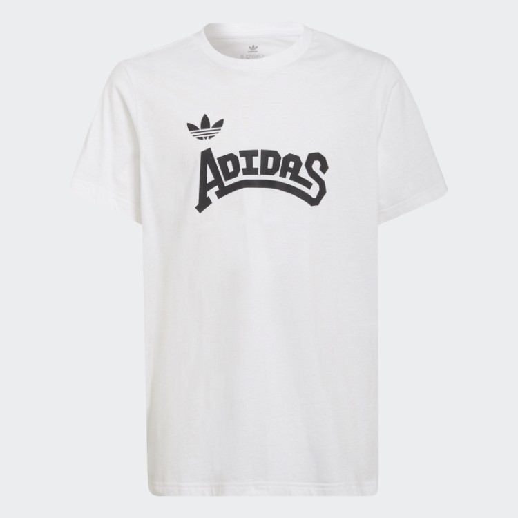 Camiseta Estampada Branca Adidas