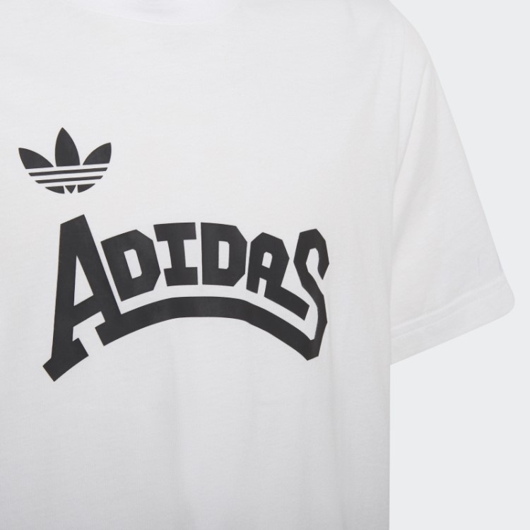 Camiseta Estampada Branca Adidas