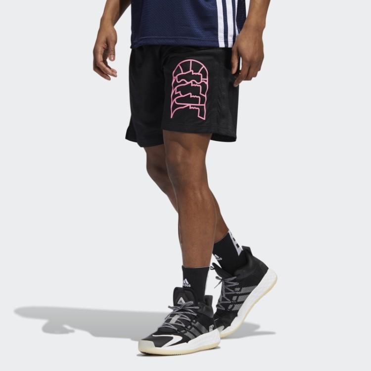 Bermuda De Basquete Mundial Adidas Preta (gênero Neutro)