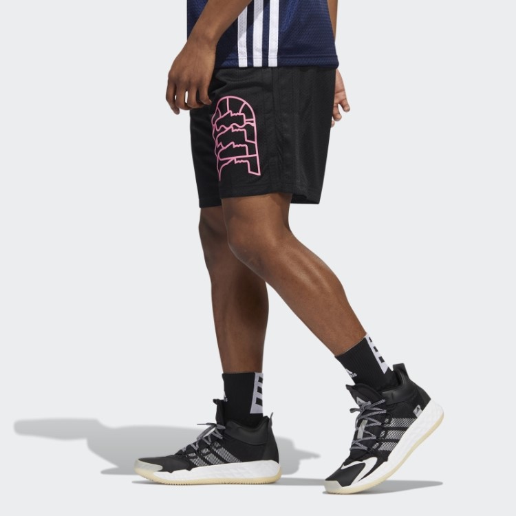 Bermuda De Basquete Mundial Adidas Preta (gênero Neutro)