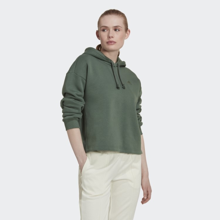 Moletom De Lã Com Capuz Verde óxido All Szn Adidas