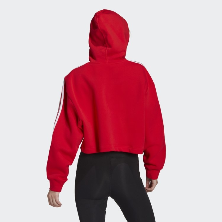 Moletom Vermelho Adicolor Classics Crop Da Adidas