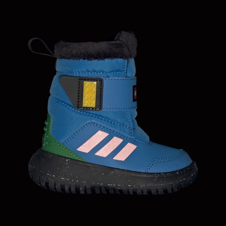 Botas Adidas X Lego Winterplay Azul Choque Moda