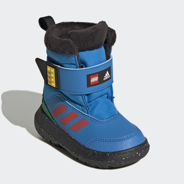 Botas Adidas X Lego Winterplay Azul Choque Moda