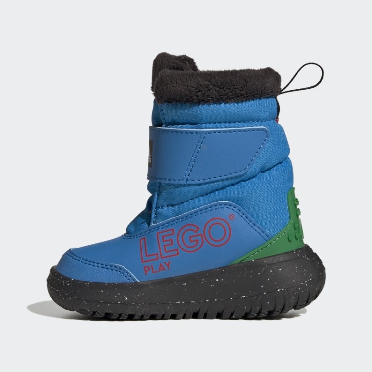 Botas Adidas X Lego Winterplay Azul Choque Moda