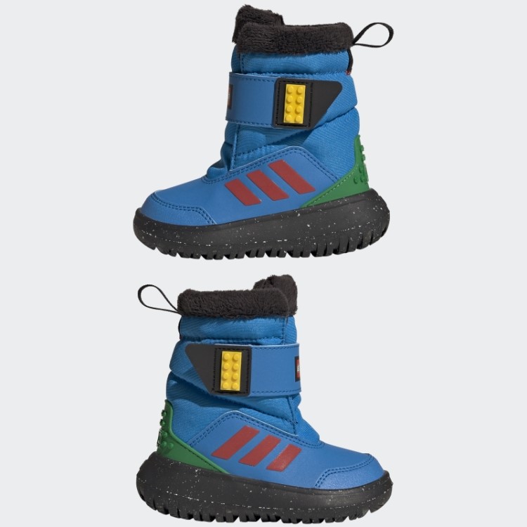 Botas Adidas X Lego Winterplay Azul Choque Moda