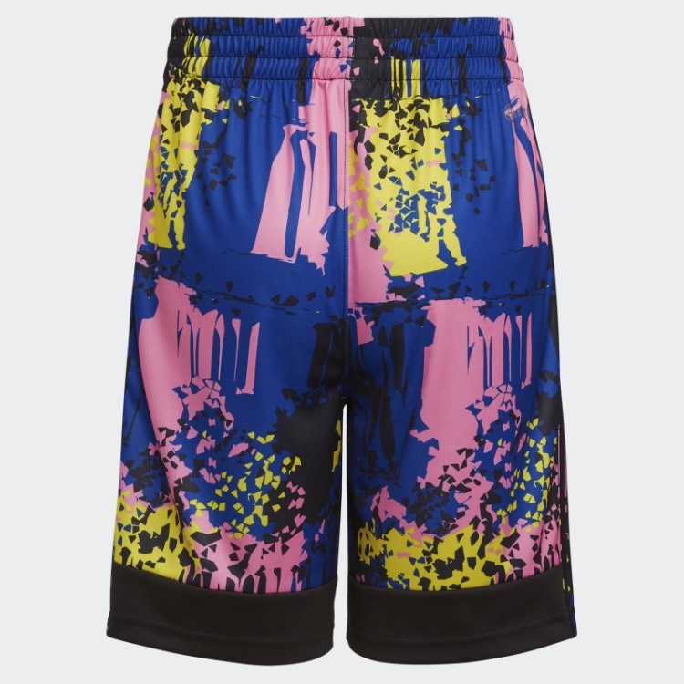 Short Azul Royal Adidas Back To Nature Com Estampa Allover
