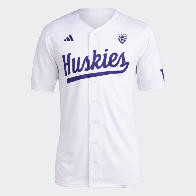Camisa De Beisebol De Varejo Adidas White Huskies