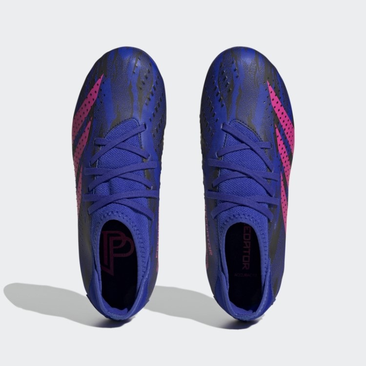Predador Precisão Paul Pogba.3 Chuteiras Para Chão Firme Azul Adidas