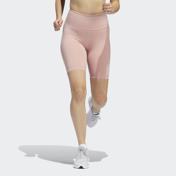Leggings Curtas Optime Training Bike Adidas Malve Mel