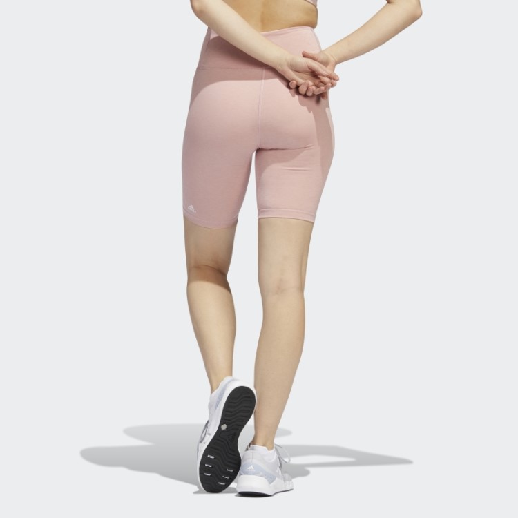 Leggings Curtas Optime Training Bike Adidas Malve Mel