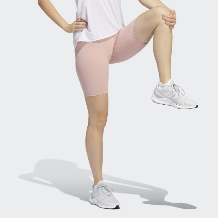 Leggings Curtas Optime Training Bike Adidas Malve Mel