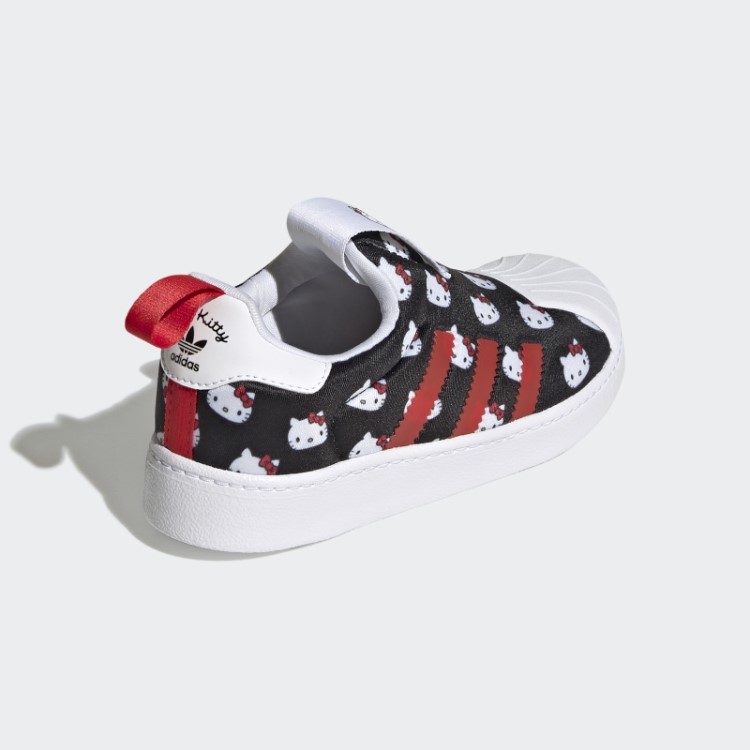 Sapatos Hello Kitty Superstar 360 Branco Adidas