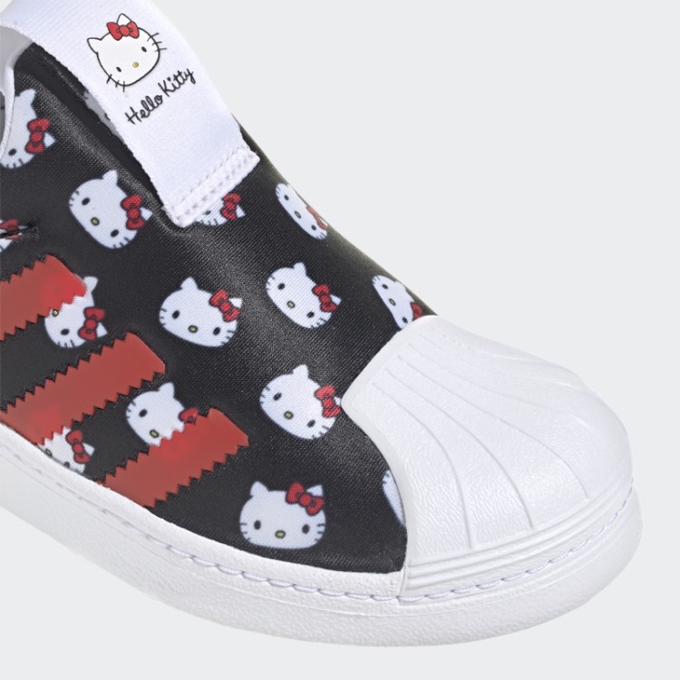 Sapatos Hello Kitty Superstar 360 Branco Adidas