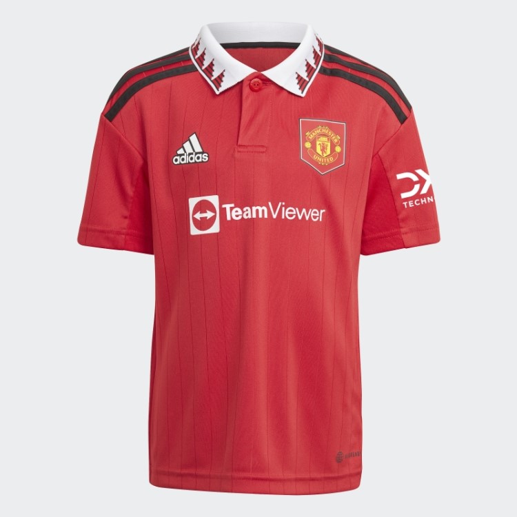 Adidas Manchester United 22/23 Home Mini Kit Branco