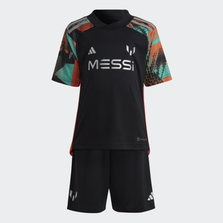 Mini Kit Messi Adidas Preto