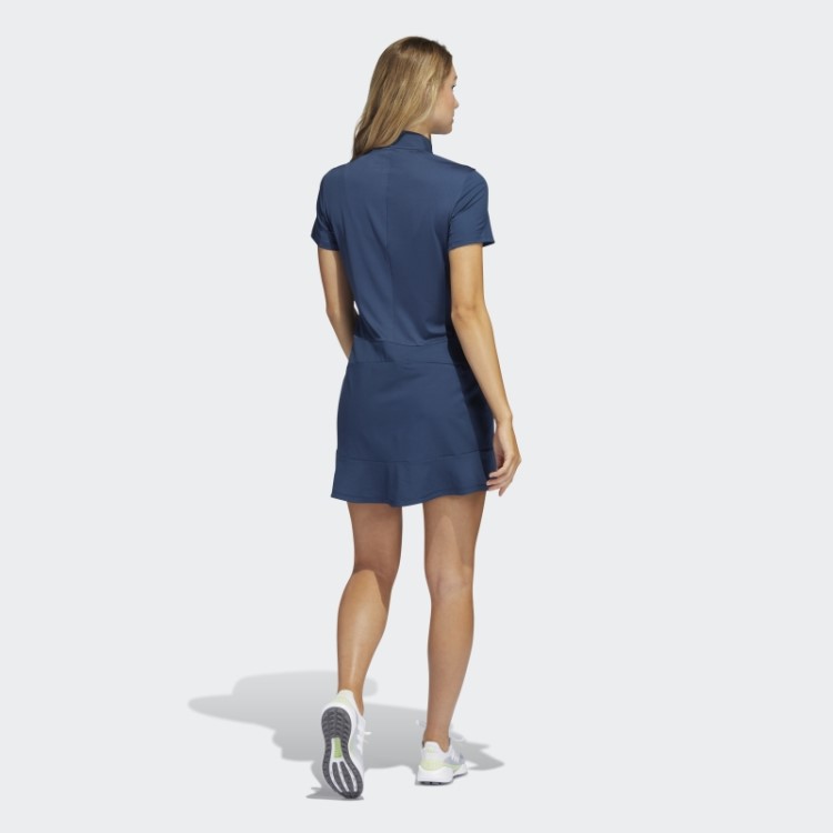 Vestido De Babados Adidas Marinho
