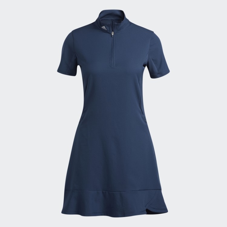 Vestido De Babados Adidas Marinho