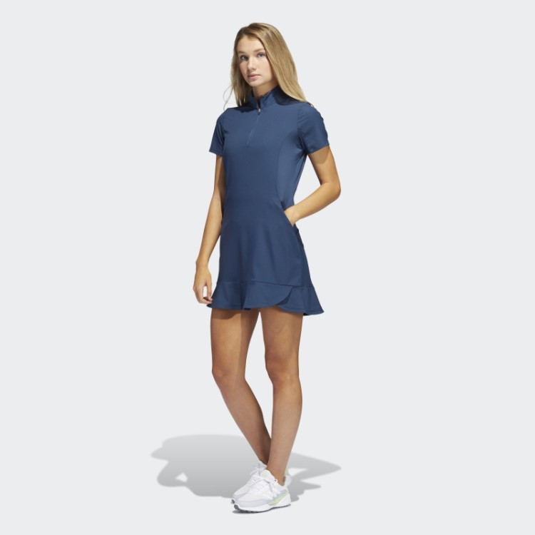Vestido De Babados Adidas Marinho
