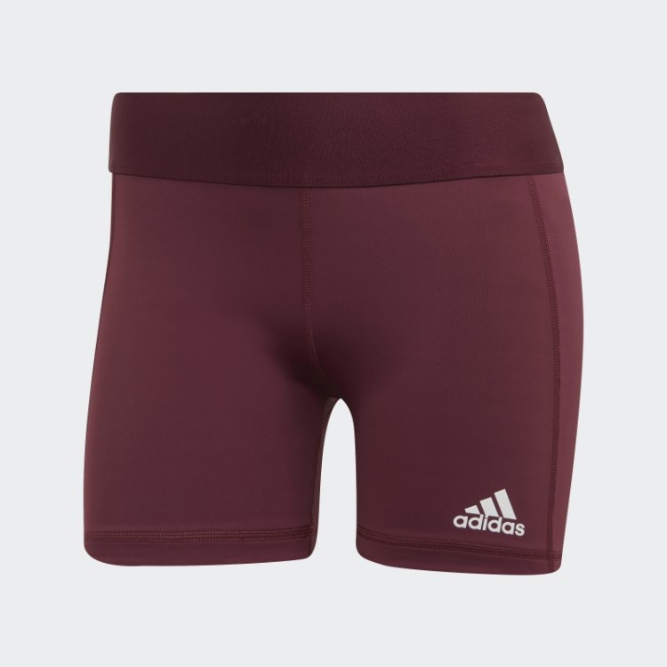 Bermuda De Vôlei Adidas Techfit Marrom
