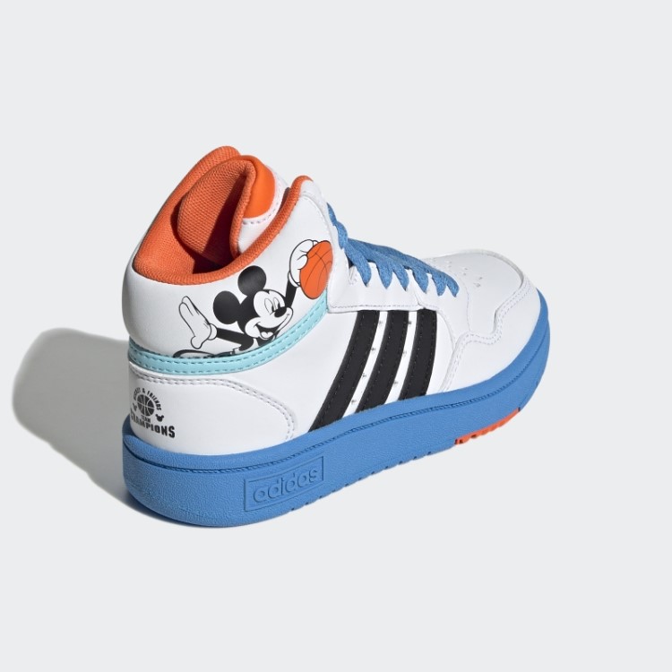 Tênis Adidas Mickey Mid Hoops Preto