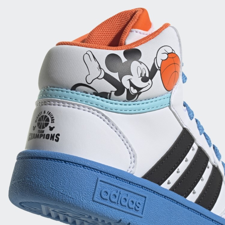 Tênis Adidas Mickey Mid Hoops Preto