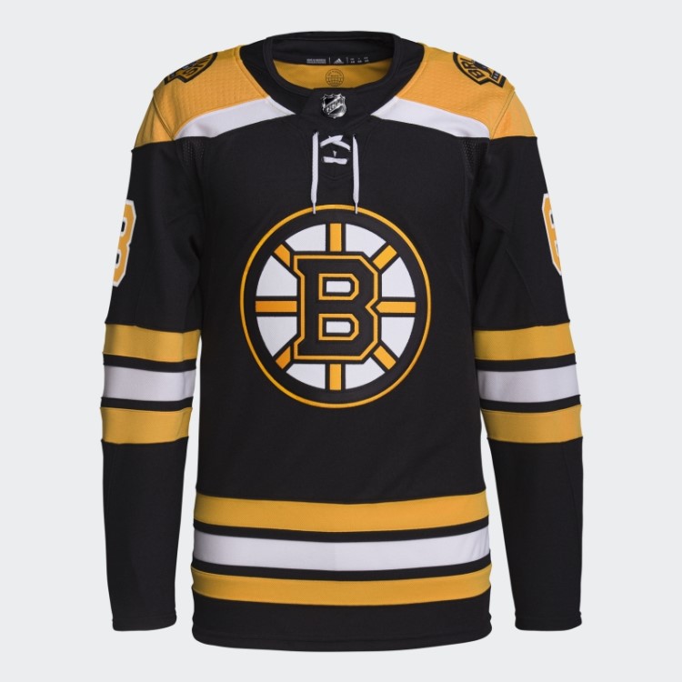 Camisa Preta Adidas Bruins Marchand Home Authentic