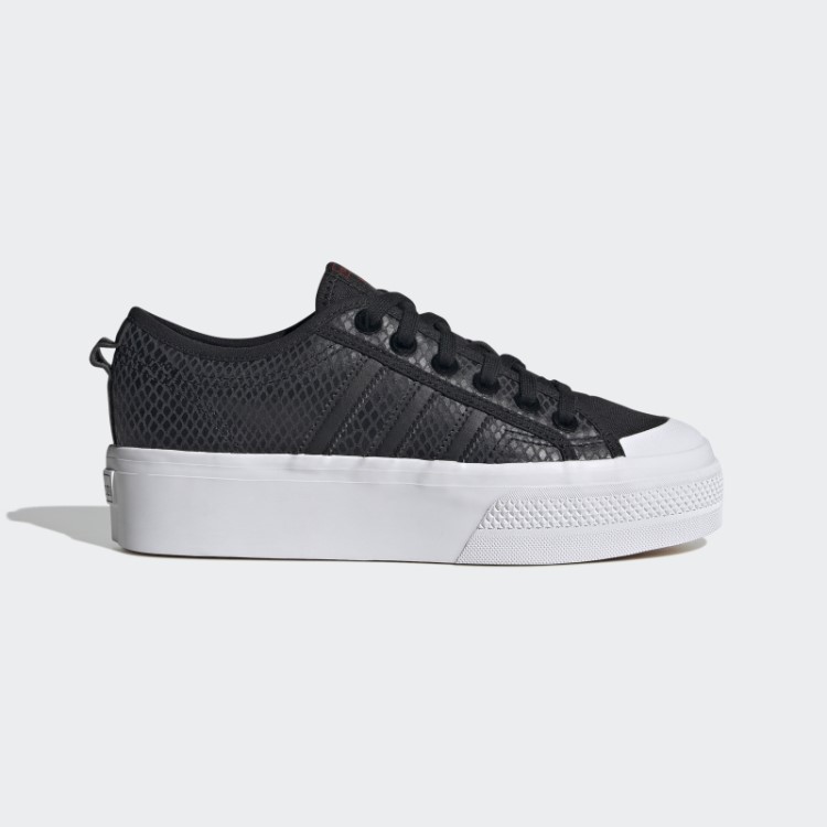 Sapato Plataforma Adidas Nizza Cinza