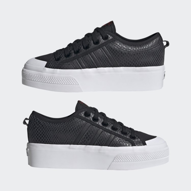Sapato Plataforma Adidas Nizza Cinza