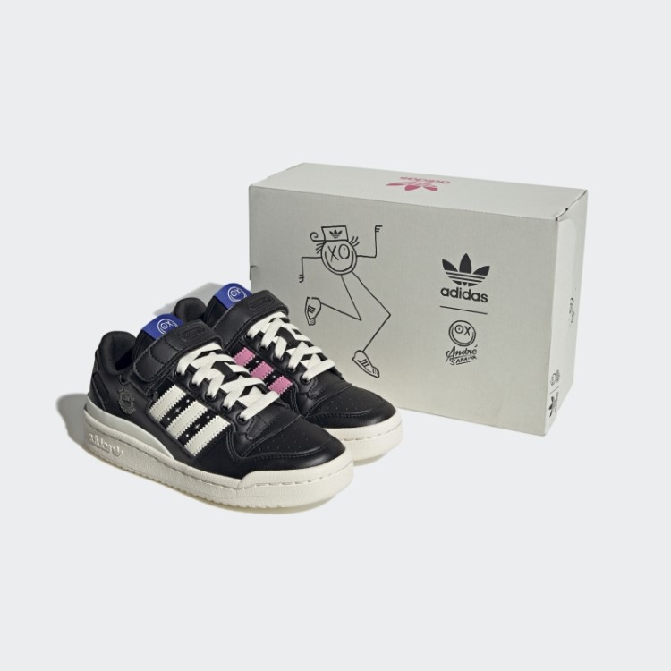 Sapato Baixo Forum Preto Adidas