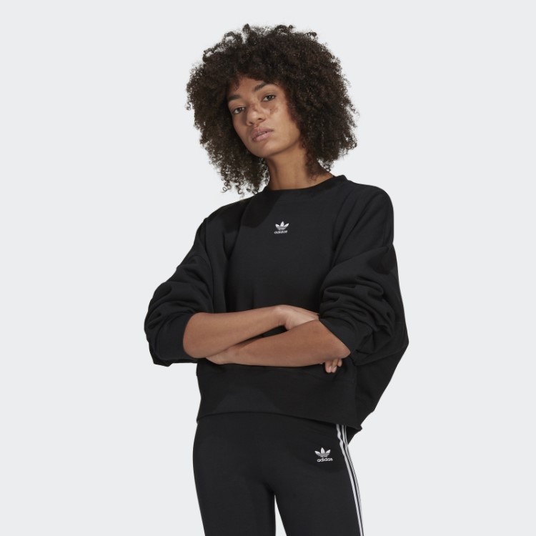 Moletom De Lã Adidas Adicolor Essentials Preto