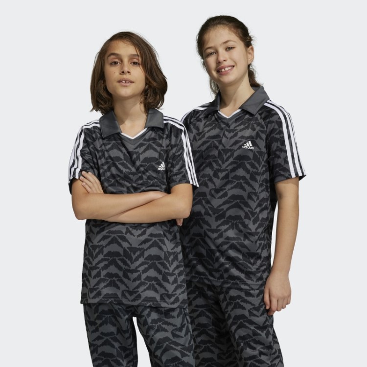Camisa De Festa De Futebol Cinza Adidas