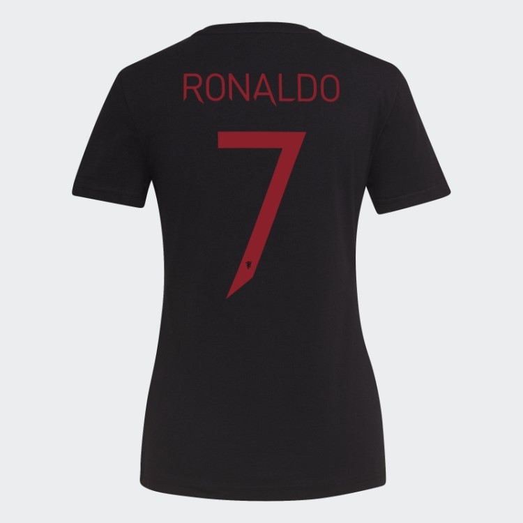 Camiseta Preta Adidas Manchester United Estampada