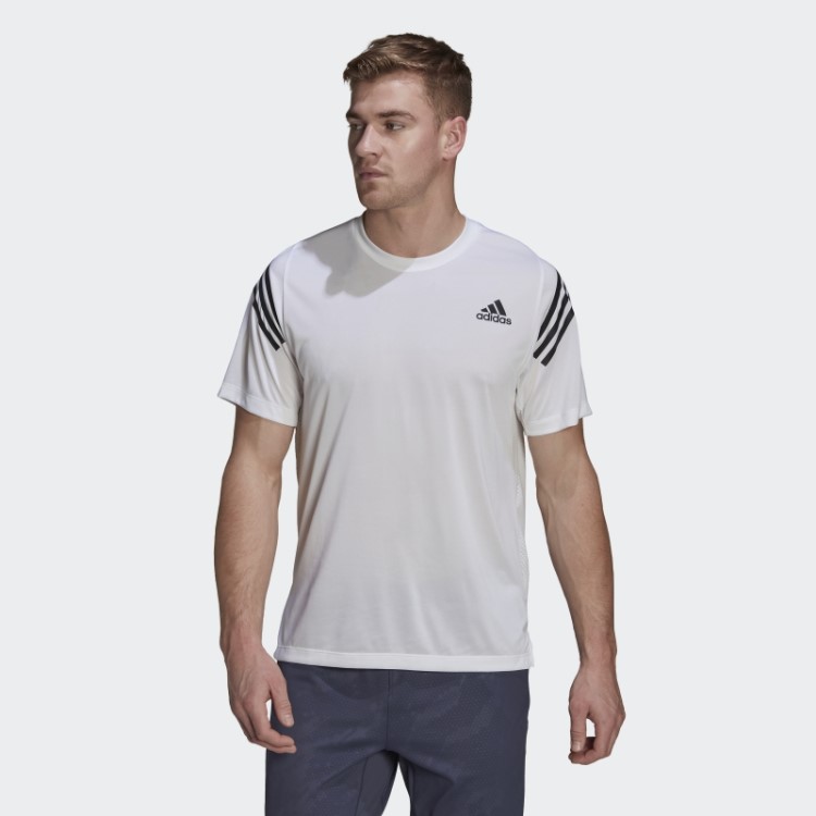 Camiseta De Treino Branca Adidas Train Icon