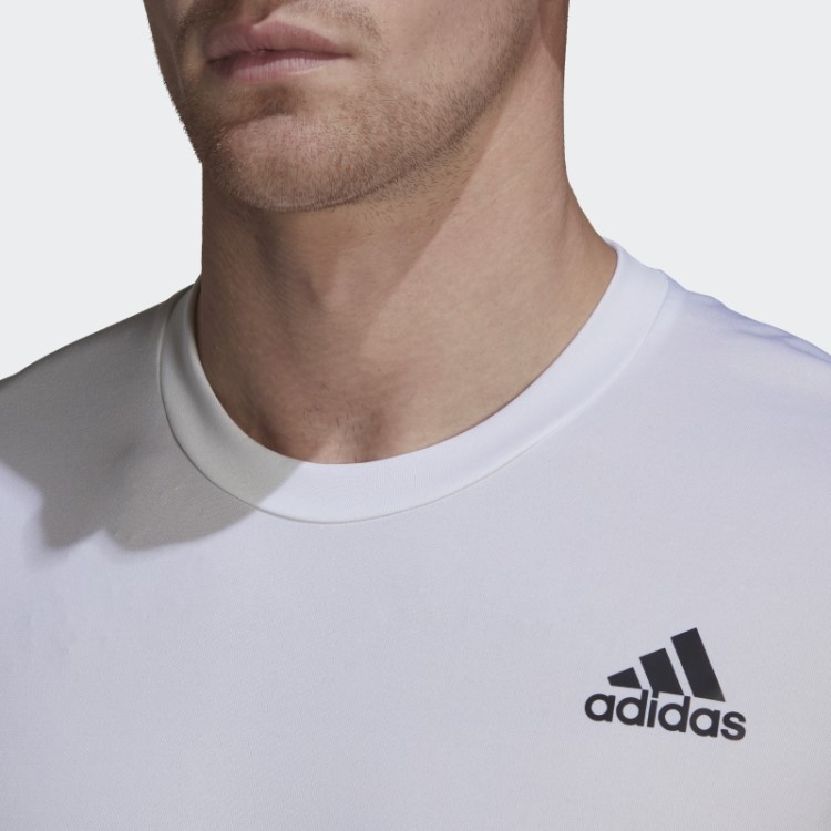 Camiseta De Treino Branca Adidas Train Icon