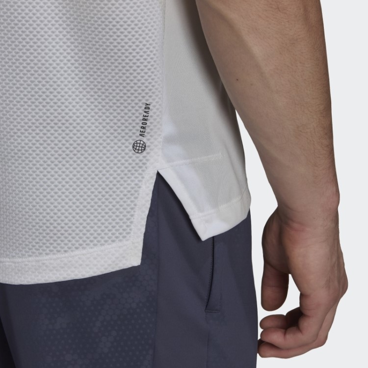Camiseta De Treino Branca Adidas Train Icon