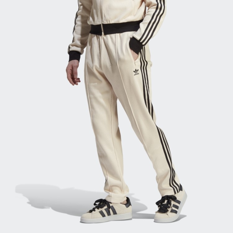 Calça Adicolor Classics Waffle Beckenbauer Adidas Branca