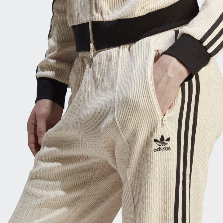 Calça Adicolor Classics Waffle Beckenbauer Adidas Branca