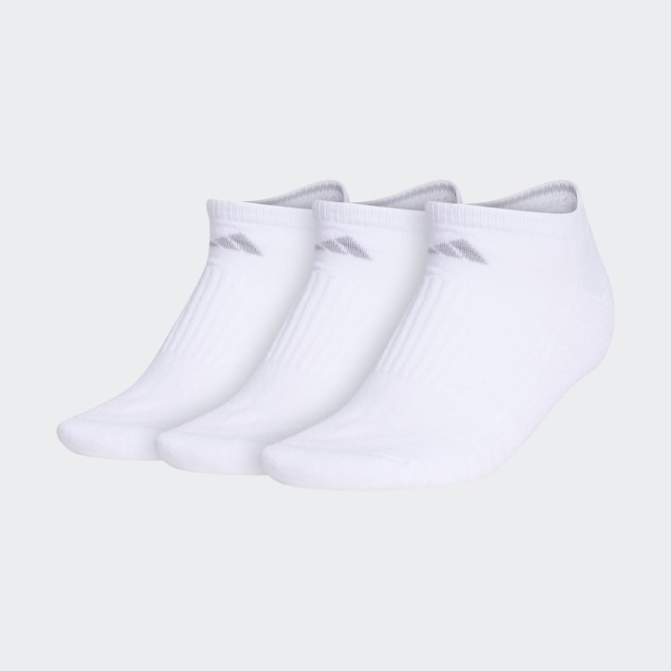 Adidas Amortecido 3 Meias Invisíveis 3 Pares Onix Fashion