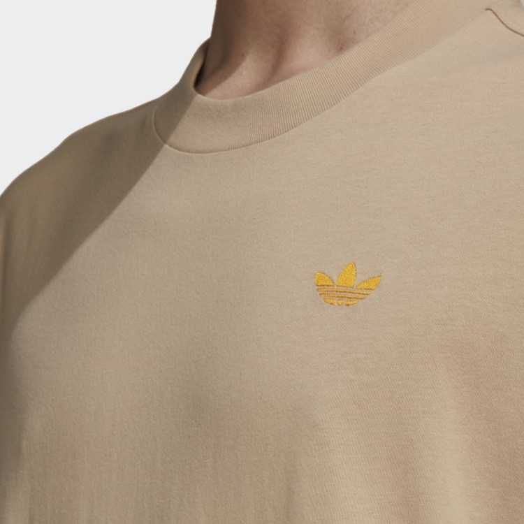 Camiseta Soltinha Adidas Varsity Bege