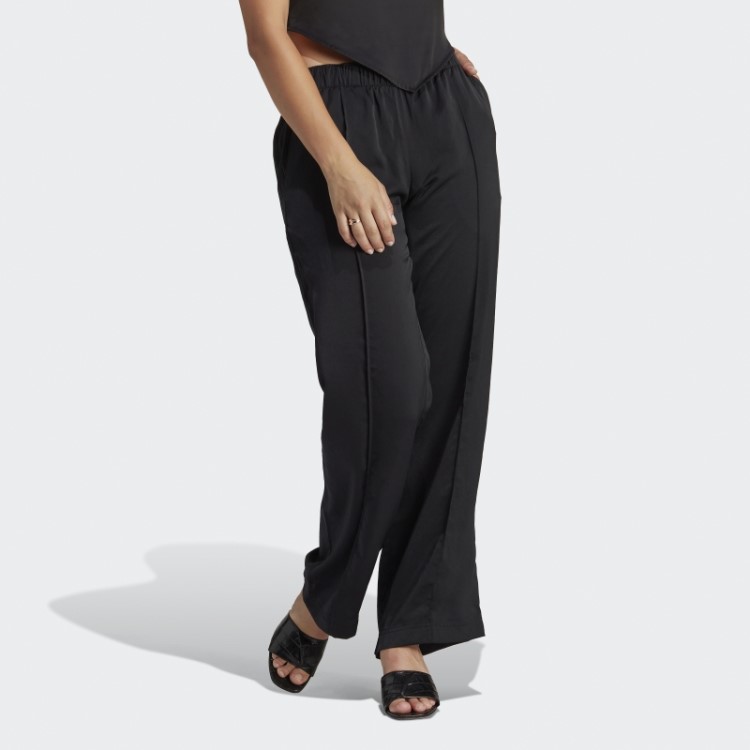 Calça De Cetim Adidas Preta Premium Essencial