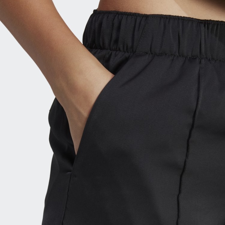 Calça De Cetim Adidas Preta Premium Essencial