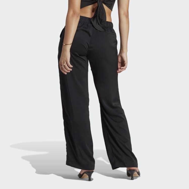 Calça De Cetim Preta Adidas Premium Essentials