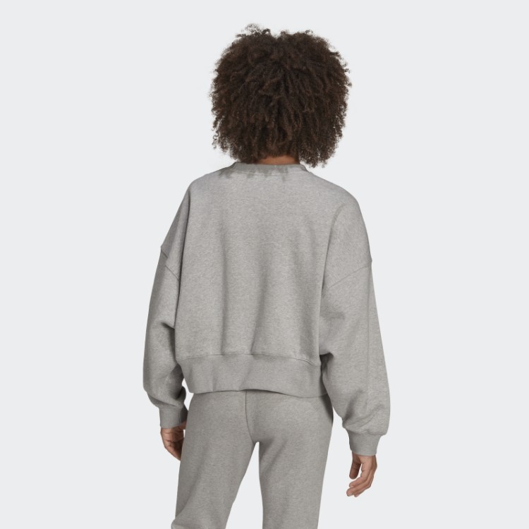Moletom De Lã Adicolor Essentials Cinza Médio Adidas