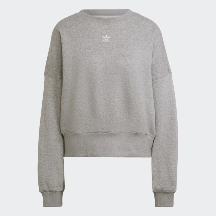 Moletom De Lã Adicolor Essentials Cinza Médio Adidas