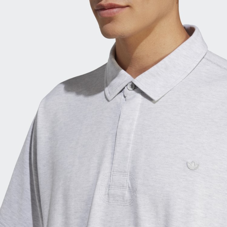 Camisa Polo Premium Essentials Cinza Claro Urze Adidas