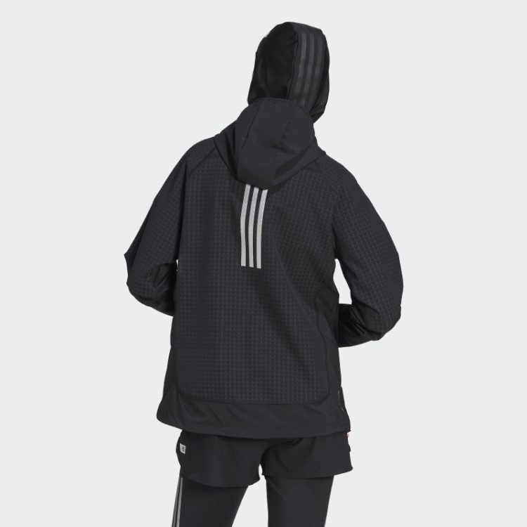 Jaqueta Soft Shell De Corrida X-city Preta Adidas