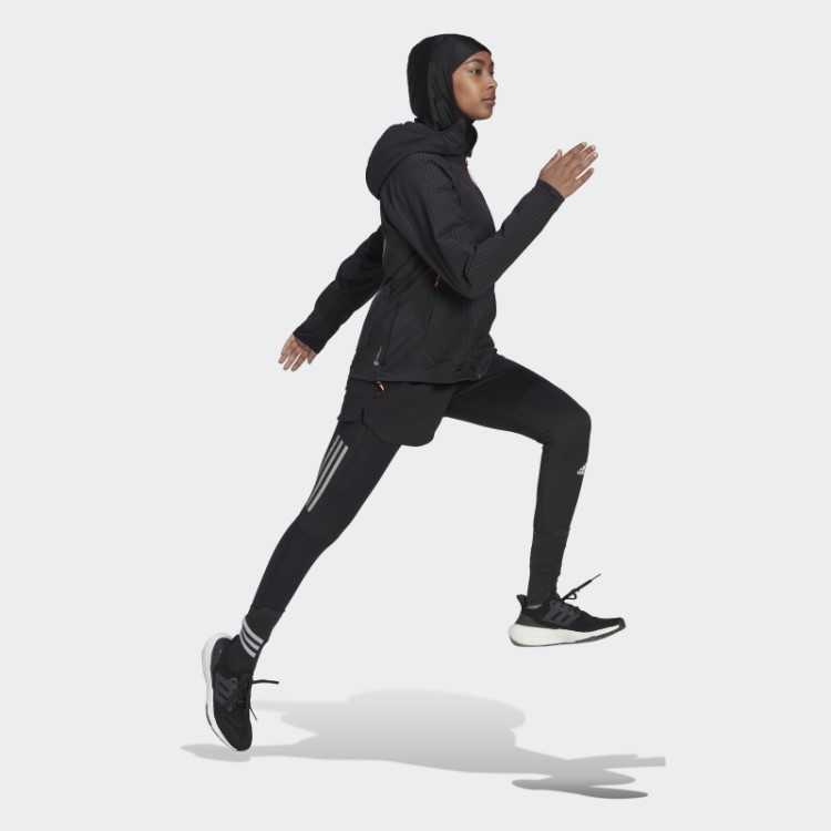 Jaqueta Soft Shell De Corrida X-city Preta Adidas