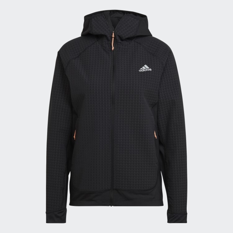 Jaqueta Soft Shell De Corrida X-city Preta Adidas